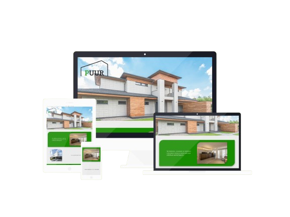 mockup van website