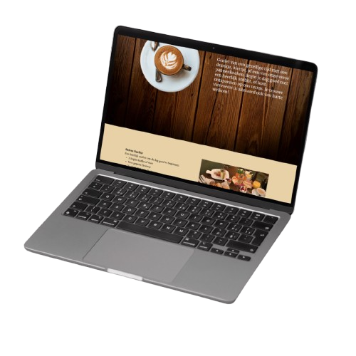 mockup van website